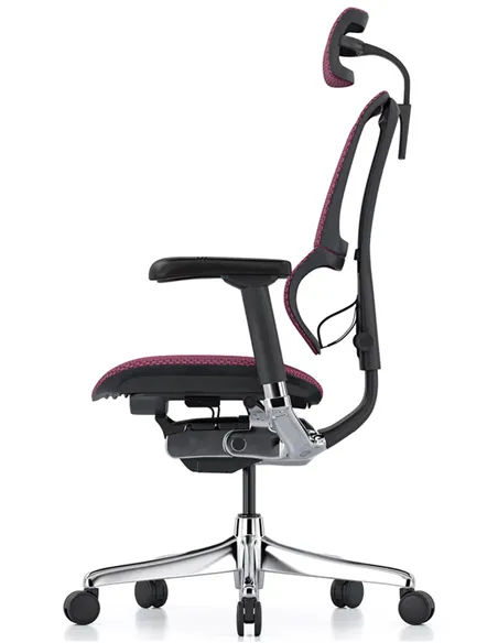 Крісло MIRUS-IOO 2 (IOOE2-AB-HAM-5D-L, сітка T-168-B5 PINK), ергономічне