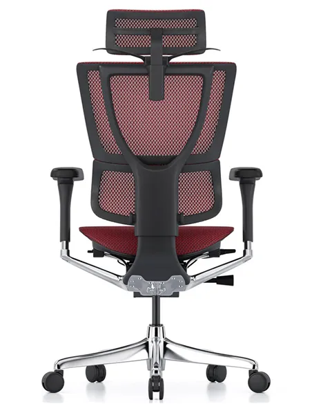Крісло MIRUS-IOO 2 (IOOE2-AB-HAM-5D-L, сітка T-168-B3 Scarlet), ергономічне