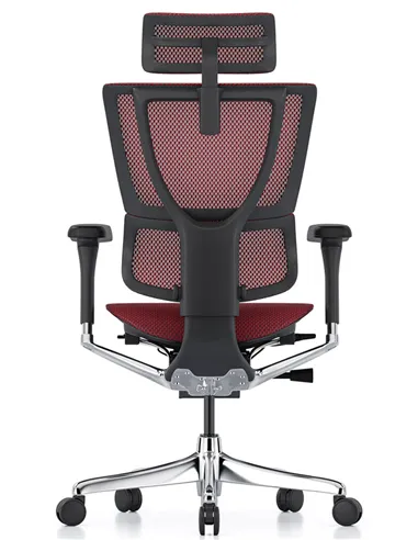 Крісло MIRUS-IOO 2 (IOOE2-AB-HAM-5D-L, сітка T-168-B3 Scarlet), ергономічне