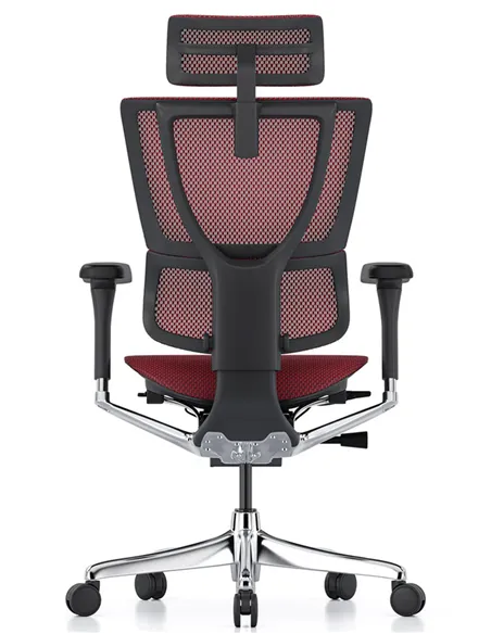 Крісло MIRUS-IOO 2 (IOOE2-AB-HAM-5D-L, сітка T-168-B3 Scarlet), ергономічне