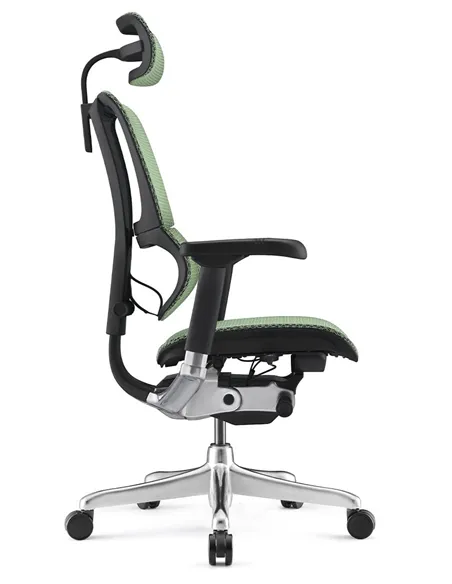 Крісло MIRUS-IOO 2 (IOOE2-AB-HAM-5D-L, сітка Т-168-B6 GREEN), ергономічне
