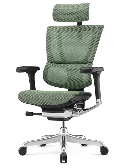 Крісло MIRUS-IOO 2 (IOOE2-AB-HAM-5D-L, сітка Т-168-B6 GREEN), ергономічне