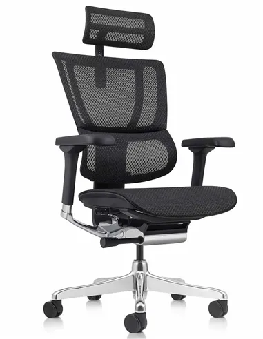 Кресло MIRUS-IOO 2 (IOOE2-AB-HAM-5D-L, сетка Т-168-B1 BLACK), эргономичное