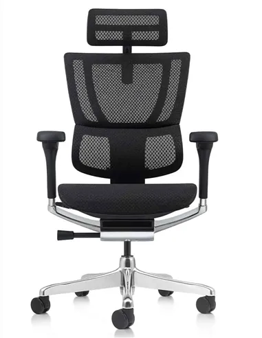 Кресло MIRUS-IOO 2 (IOOE2-AB-HAM-5D-L, сетка Т-168-B1 BLACK), эргономичное