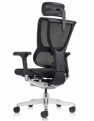 Кресло MIRUS-IOO 2 (IOOE2-AB-HAM-5D-L, сетка Т-168-B1 BLACK), эргономичное