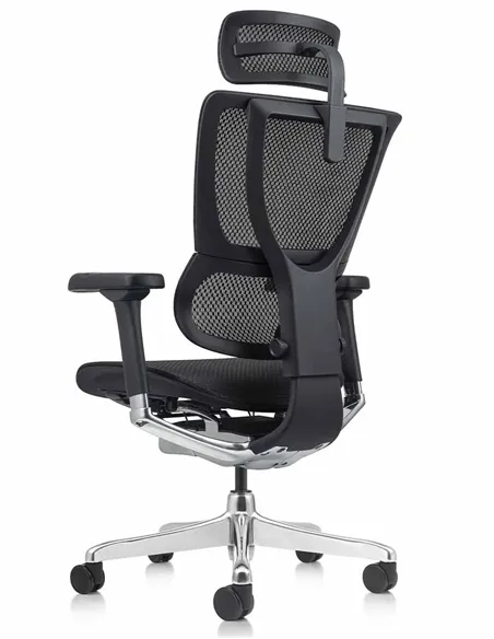 Кресло MIRUS-IOO 2 (IOOE2-AB-HAM-5D-L, сетка Т-168-B1 BLACK), эргономичное
