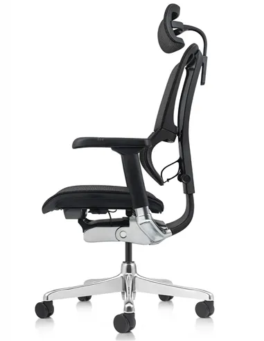 Кресло MIRUS-IOO 2 (IOOE2-AB-HAM-5D-L, сетка Т-168-B1 BLACK), эргономичное