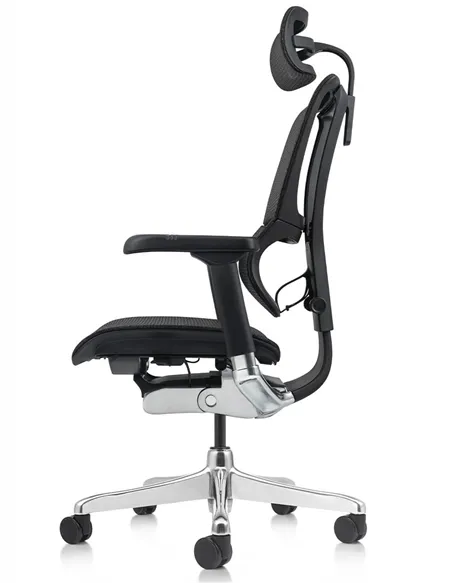 Кресло MIRUS-IOO 2 (IOOE2-AB-HAM-5D-L, сетка Т-168-B1 BLACK), эргономичное