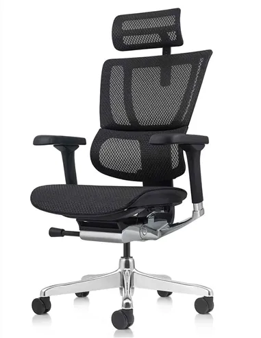Кресло MIRUS-IOO 2 (IOOE2-AB-HAM-5D-L, сетка Т-168-B1 BLACK), эргономичное