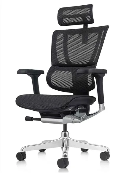 Кресло MIRUS-IOO 2 (IOOE2-AB-HAM-5D-L, сетка Т-168-B1 BLACK), эргономичное