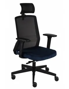 Крісло GROSPOL COCO BS HD BLACK, для оператора