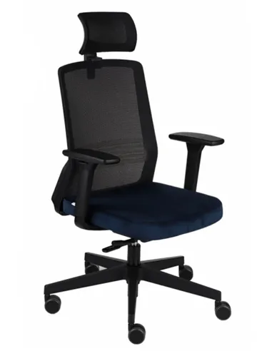 Крісло GROSPOL COCO BS HD BLACK, для оператора
