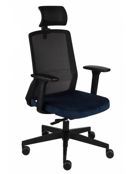 Крісло GROSPOL COCO BS HD BLACK, для оператора
