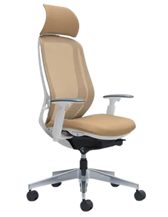 Крісло  OKAMURA SYLPHY EXTRA HIGH WHITE для керівника