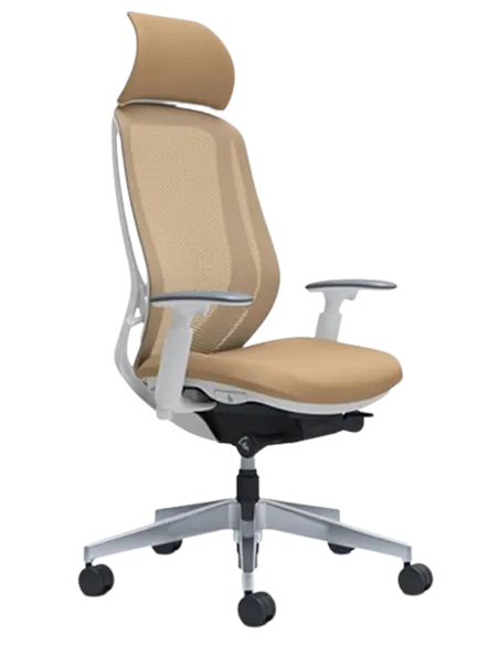 Крісло  OKAMURA SYLPHY EXTRA HIGH WHITE для керівника