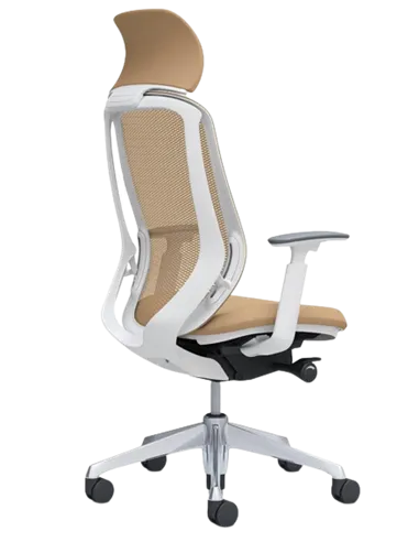 Крісло  OKAMURA SYLPHY EXTRA HIGH WHITE для керівника