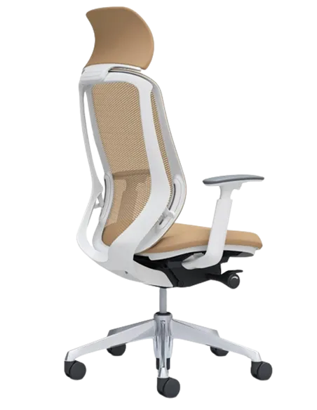 Крісло  OKAMURA SYLPHY EXTRA HIGH WHITE для керівника