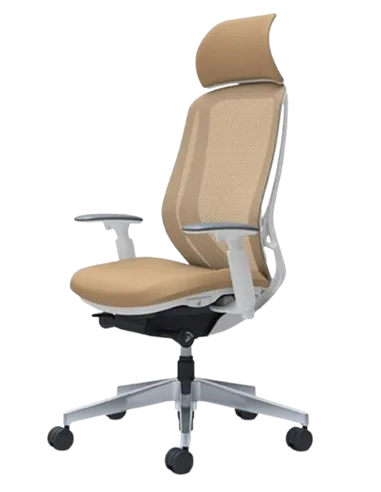 Крісло  OKAMURA SYLPHY EXTRA HIGH WHITE для керівника