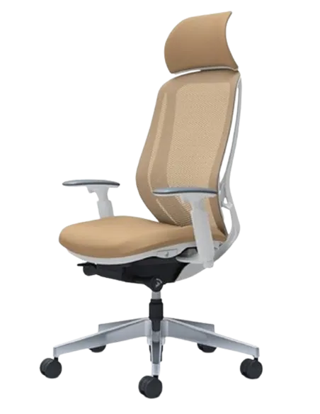 Крісло  OKAMURA SYLPHY EXTRA HIGH WHITE для керівника
