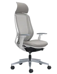 Крісло OKAMURA SYLPHY EXTRA HIGH WHITE для керівника