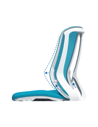 Крісло OKAMURA SYLPHY EXTRA HIGH WHITE для керівника