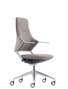 Крісло BALLET FK011 для керівника, шкіряне, бежевий колір 2