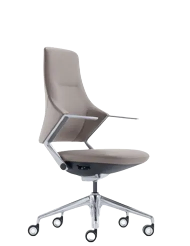 Кресло BALLET FK011 для руководителя, кожаное, бежевый цвет