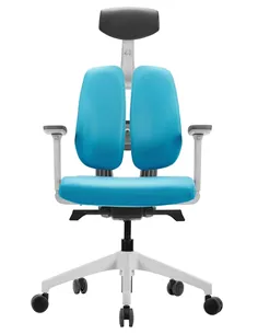 Кресло DUOREST D2 WHITE/BLUE ортопедическое 2