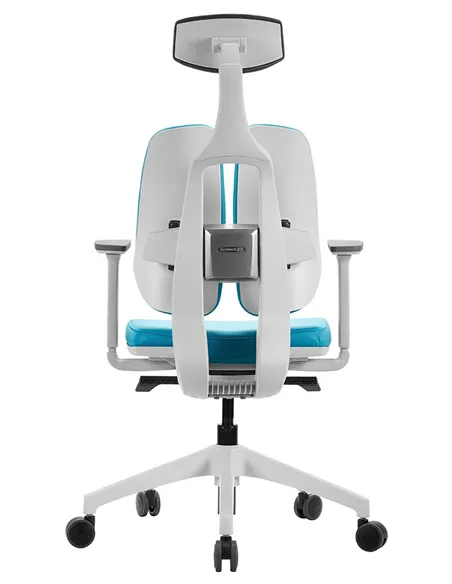 Крісло DUOREST D2 WHITE/BLUE ортопедичне