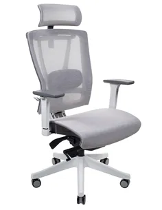 Крісло ERGO CHAIR 2  MESH WHITE, ергономічне, бежеве