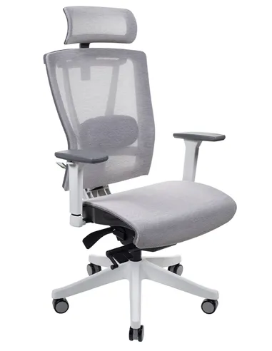 Крісло ERGO CHAIR 2  MESH WHITE, ергономічне, бежеве