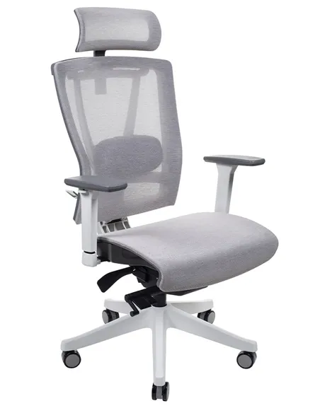 Крісло ERGO CHAIR 2  MESH WHITE, ергономічне, бежеве