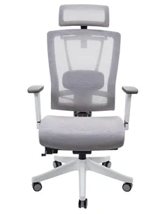 Крісло ERGO CHAIR 2  MESH WHITE, ергономічне, бежеве 2