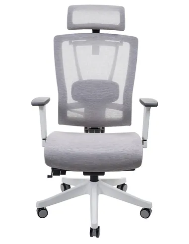 Крісло ERGO CHAIR 2  MESH WHITE, ергономічне, бежеве