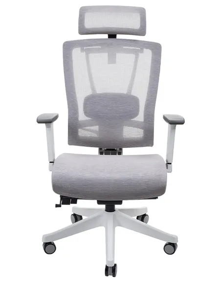 Крісло ERGO CHAIR 2  MESH WHITE, ергономічне, бежеве