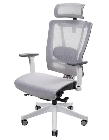 Крісло ERGO CHAIR 2  MESH WHITE, ергономічне, бежеве