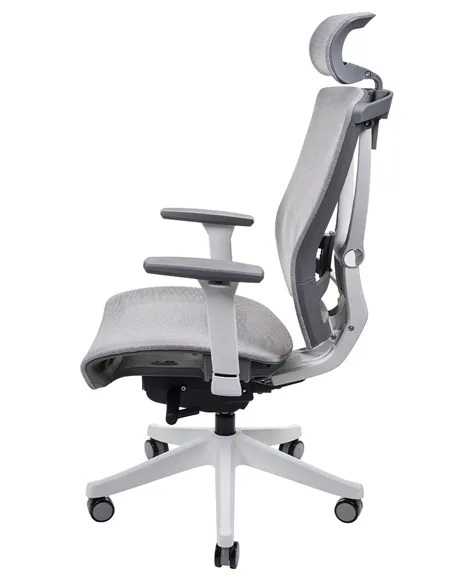 Крісло ERGO CHAIR 2  MESH WHITE, ергономічне, бежеве