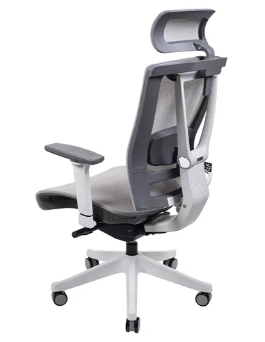 Крісло ERGO CHAIR 2  MESH WHITE, ергономічне, бежеве