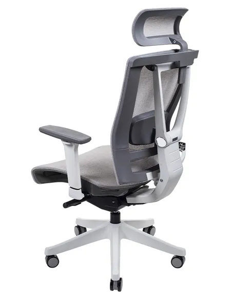Крісло ERGO CHAIR 2  MESH WHITE, ергономічне, бежеве