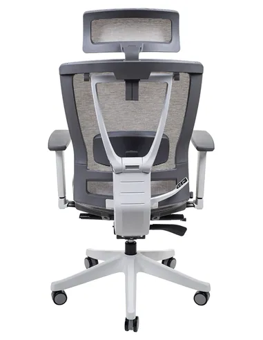 Крісло ERGO CHAIR 2  MESH WHITE, ергономічне, бежеве