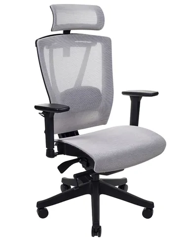Крісло ERGO CHAIR 2 MESH BLACK, ергономічне, бежеве