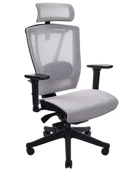 Крісло ERGO CHAIR 2 MESH BLACK, ергономічне, бежеве