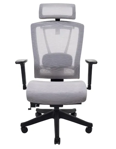 Крісло ERGO CHAIR 2 MESH BLACK, ергономічне, бежеве