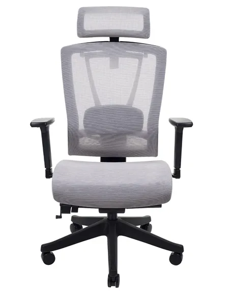 Крісло ERGO CHAIR 2 MESH BLACK, ергономічне, бежеве