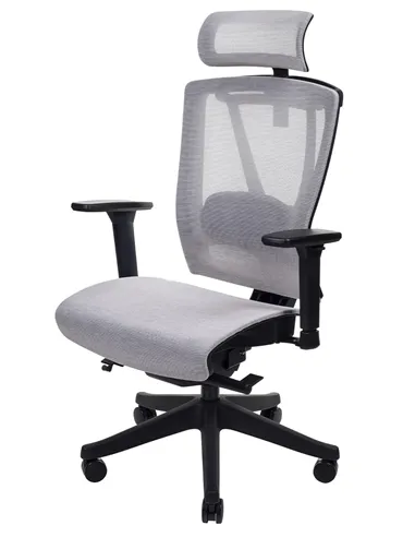 Крісло ERGO CHAIR 2 MESH BLACK, ергономічне, бежеве