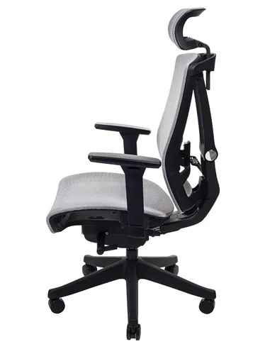 Крісло ERGO CHAIR 2 MESH BLACK, ергономічне, бежеве