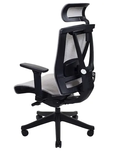 Крісло ERGO CHAIR 2 MESH BLACK, ергономічне, бежеве