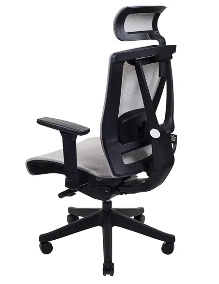 Крісло ERGO CHAIR 2 MESH BLACK, ергономічне, бежеве