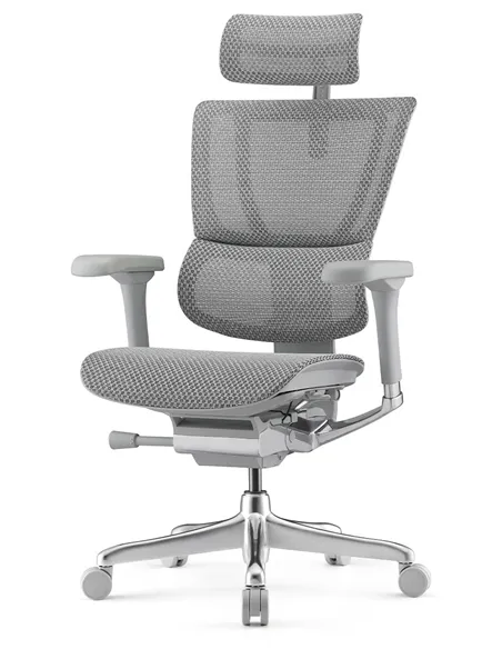 Крісло MIRUS-IOO 2 (IOOE2-AG-HAM-5D-L, СІТКА Т-168-B2 NATURAL), ергономічне
