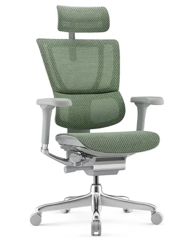 Крісло MIRUS-IOO 2 (IOOE2-AG-HAM-5D-L, СІТКА Т-168-B6 GREEN), ергономічне